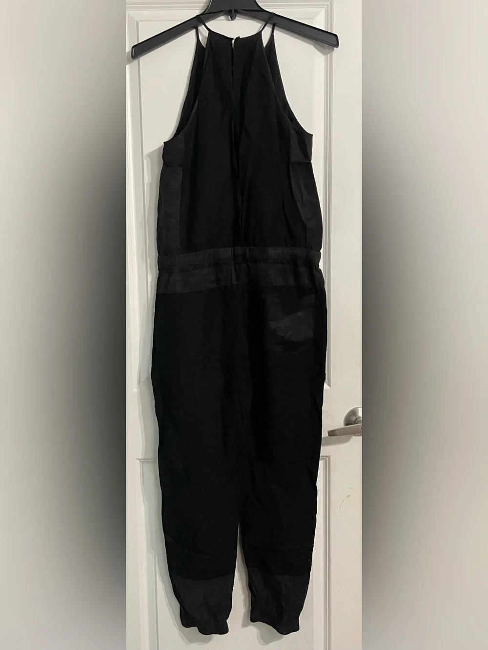 YFB by Young Fabulous & Broke Diego Linen Blend Black Jumpsuit Size Medium